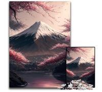 Jigsaw Puzzles for Adults 1000 Japanese Cherry Blossoms Jigsaw Puzzles DIY Decoration, Brain Challenge, for Adult, Family, 26X38CM/10.23x14.96inch