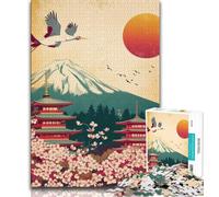 Jigsaw Puzzles for Adults 1000 Japanese Landscape Puzzles for Teenagers,is Ideal As Gifts for The Whole Family for Age 14+ (size 75x50cm)