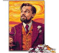 Jigsaw Puzzles for Adults 1000 Jigsaws Actor Drinking Red Wine, Educational Toys for Is Ideal As A Gift for The Whole Family for And 14 Years Old (size 50x75cm)