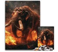Jigsaw Puzzles for Adults 1000 Jigsaws Ancient Mammoth Wooden Jigsaw Puzzles for Adults Teenagers Learning Educational Toys Family Games 50X75CM