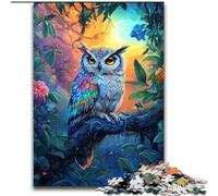 Jigsaw Puzzles for Adults 1000 Jigsaws Animal Owl, Educational Toys for Is Ideal As A Gift for The Whole Family for And 14 Years Old (size 26x38cm)