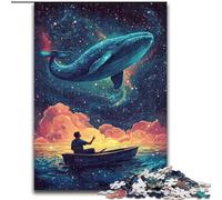 Jigsaw Puzzles for Adults 1000 Jigsaws Animal Whale Art, Learning Educational for Is Ideal As A Gift for The Whole Family (Size 26x38cm)