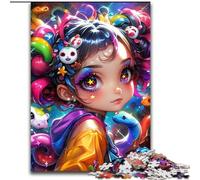 Jigsaw Puzzles for Adults 1000 Jigsaws Anime Elf Girl,Educational Games Home Decoration for Is Ideal As A Gift for The Whole Family 38x26cm