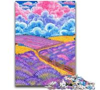 Jigsaw Puzzles for Adults 1000 Jigsaws Anime Field Brain Teaser Game Wall Decoration Unique Birthday And Xmas Gifts 26x38cm