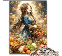 Jigsaw Puzzles for Adults 1000 Jigsaws Anime Girl, Analysis And Logic with Fully Interlocking Randomly Shaped Pieces for And Age 14 Years Up (Size 50x75cm)