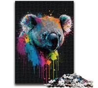 Jigsaw Puzzles for Adults 1000 Jigsaws Art Koalas Help The Brain Exercise Addictive Toys to Cultivate Patience Perfect Decoration 50x75cm