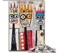 Jigsaw Puzzles for Adults 1000 Jigsaws Basquiat-style, Elephant Toy Intellectual Game Birthday Present, Gifts, Wall Art for Ages 14+ (Size 26x38cm)