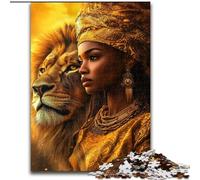 Jigsaw Puzzles for Adults 1000 Jigsaws Beautiful African Woman Challenging Game And Family Play Wall Decoration Unique Birthday And Xmas Gifts (size 50x75cm)