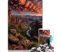 Jigsaw Puzzles for Adults 1000 Jigsaws Beautiful Mountain River,Educational Games Home Decoration for Is Ideal As A Gift for The Whole Family 38x26cm
