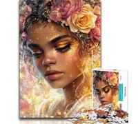 Jigsaw Puzzles for Adults 1000 Jigsaws Beautiful Woman,Educational Family Game Wall Decoration Unique Birthday And Xmas Gifts 38x26cm