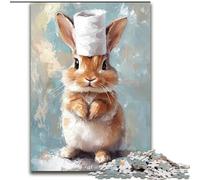 Jigsaw Puzzles for Adults 1000 Jigsaws Bunny Playing with Toilet Paper, Educational Toys for Is Ideal As A Gift for The Whole Family for And 14 Years Old (size 26x38cm)