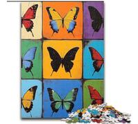 Jigsaw Puzzles for Adults 1000 Jigsaws Butterfly Collage, Educational Toys for Is Ideal As A Gift for The Whole Family for And 14 Years Old (size 26x38cm)