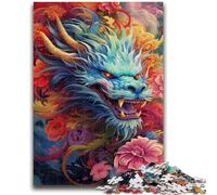 Jigsaw Puzzles for Adults 1000 Jigsaws Chinese Dragon Brain Teaser Game Wall Decoration Unique Birthday And Xmas Gifts 26x38cm