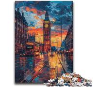 Jigsaw Puzzles for Adults 1000 Jigsaws Colourful Big Ben Brain Teaser Game Wall Decoration Unique Birthday And Xmas Gifts 50x75cm