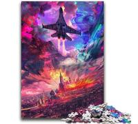 Jigsaw Puzzles for Adults 1000 Jigsaws Colourful Fighter Help The Brain Exercise Addictive Toys to Cultivate Patience Perfect Decoration 26x38cm