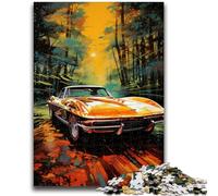 Jigsaw Puzzles for Adults 1000 Jigsaws Cool Colourful Sports Cars for 14+ Unique Challenge Game Family Games Christmas Birthday Gifts 50x75cm