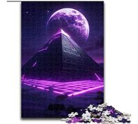 Jigsaw Puzzles for Adults 1000 Jigsaws Cosmic Pyramid,Stress Reliever Difficult Challenge Every Piece Is Unique - Challenging Family Fun Game 38X26CM