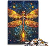 Jigsaw Puzzles for Adults 1000 Jigsaws Dragonfly for 14+ Unique Challenge Game Family Games Christmas Birthday Gifts 26x38cm