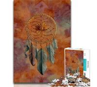 Jigsaw Puzzles for Adults 1000 Jigsaws Dream Catcher Oil Painting,Help The Brain Exercise Addictive Toys to Cultivate Patience Artists Collection,Fine Art 38x26cm