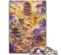Jigsaw Puzzles for Adults 1000 Jigsaws Dream Temple Educational Games Home Decoration for Is Ideal As A Gift for The Whole Family 26x38cm
