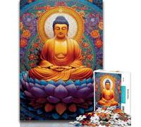 Jigsaw Puzzles for Adults 1000 Jigsaws Fantasy Buddha,Educational Games Home Decoration for Is Ideal As A Gift for The Whole Family 38x52cm