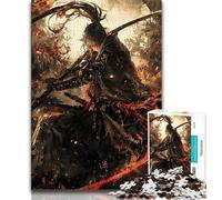 Jigsaw Puzzles for Adults 1000 Jigsaws Fantasy Ninja Warrior,Challenging Game And Family Play Educational Game for Birthday,Chrismas (38x26cm)