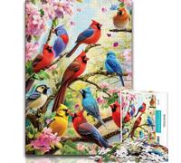 Jigsaw Puzzles for Adults 1000 Jigsaws Flower And Bird World,Family Activity Fun at Home Activities,Birthday Present,Travel Gifts (75x50cm)