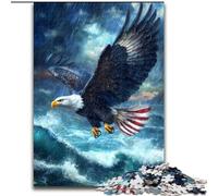 Jigsaw Puzzles for Adults 1000 Jigsaws Flying Eagle, Learning Educational for Is Ideal As A Gift for The Whole Family (Size 50x75cm)