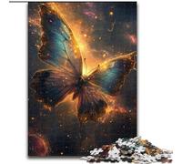 Jigsaw Puzzles for Adults 1000 Jigsaws Galaxy Butterfly, Analysis And Logic with Fully Interlocking Randomly Shaped Pieces for And Age 14 Years Up (Size 26x38cm)