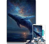 Jigsaw Puzzles for Adults 1000 Jigsaws Galaxy Whale,Educational Family Game Wall Decoration Unique Birthday And Xmas Gifts 50x75cm
