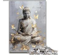 Jigsaw Puzzles for Adults 1000 Jigsaws Golden Buddha Statue, Educational Toys for Is Ideal As A Gift for The Whole Family for And 14 Years Old (size 26x38cm)