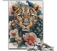Jigsaw Puzzles for Adults 1000 Jigsaws Golden Leopard, Suitable for People Aged 14 And Above Challenging To Complete But Fun And Humorous Great Gift (Size 26x38cm)