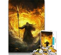 Jigsaw Puzzles for Adults 1000 Jigsaws Jesus in The Ocean,Educational Family Game Wall Decoration Unique Birthday And Xmas Gifts 38x26cm