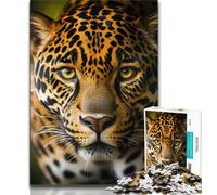 Jigsaw Puzzles for Adults 1000 Jigsaws Jungle Leopard,Challenging Game And Family Play Educational Game for Birthday,Chrismas (75x50cm)