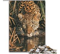 Jigsaw Puzzles for Adults 1000 Jigsaws Jungle Leopard, Family Game for And Unique Home Decor And Gifts for Age 14 (Size 26x38cm)