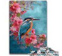 Jigsaw Puzzles for Adults 1000 Jigsaws Kingfisher Bird Educational Games Home Decoration for Is Ideal As A Gift for The Whole Family 26x38cm
