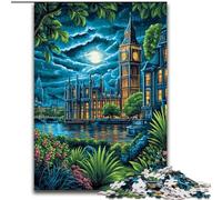 Jigsaw Puzzles for Adults 1000 Jigsaws London at Night, Train Your Brain And Hands Unique Birthday And Gifts for Age 14+ (Size 26x38cm)
