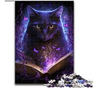 Jigsaw Puzzles for Adults 1000 Jigsaws Magic Cat, Family Game for And Unique Home Decor And Gifts for Age 14 (Size 26x38cm)
