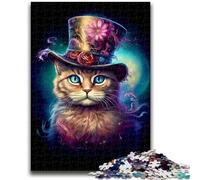 Jigsaw Puzzles for Adults 1000 Jigsaws Magic Cat Help The Brain Exercise Addictive Toys to Cultivate Patience Perfect Decoration 50x75cm