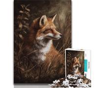 Jigsaw Puzzles for Adults 1000 Jigsaws Magic Fox,Learning Educational Toys Family Games Suitable for Desktop Decoration 38x26cm