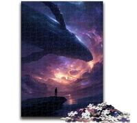 Jigsaw Puzzles for Adults 1000 Jigsaws Magical Whale, Elephant Toy Intellectual Game Birthday Present, Gifts, Wall Art for Ages 14+ 50X75CM
