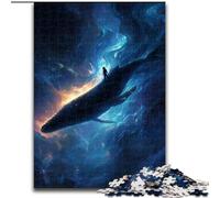Jigsaw Puzzles for Adults 1000 Jigsaws Magical Whale, Family Game for And Unique Home Decor And Gifts for Age 14 (Size 26x38cm)
