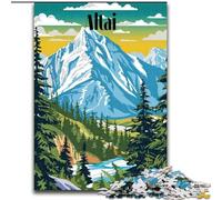 Jigsaw Puzzles for Adults 1000 Jigsaws Majestic Altai,Educational Games Home Decoration for Is Ideal As A Gift for The Whole Family 50x75cm