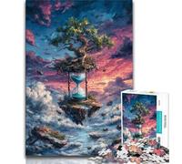 Jigsaw Puzzles for Adults 1000 Jigsaws Mysterious Hourglass,Educational Family Game Wall Decoration Unique Birthday And Xmas Gifts 50x75cm