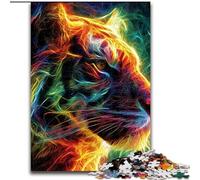 Jigsaw Puzzles for Adults 1000 Jigsaws Mysterious Tiger, for Educational Game Challenge Toy Enhance Memory for Age 14 (Size 26x38cm)