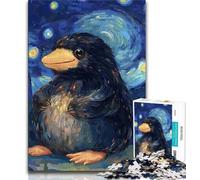 Jigsaw Puzzles for Adults 1000 Jigsaws Night Sky Penguin,Challenging Game And Family Play Educational Game for Birthday,Chrismas (75x50cm)