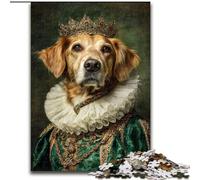 Jigsaw Puzzles for Adults 1000 Jigsaws Noble Golden Retriever,Educational Games Home Decoration Educational Game for Birthday,Chrismas 38x26cm