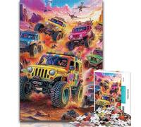 Jigsaw Puzzles for Adults 1000 Jigsaws Off-road Vehicles, Educational Games DIY Toys,is Ideal As Gifts for The Whole Family for Age 14+ 38x26cm