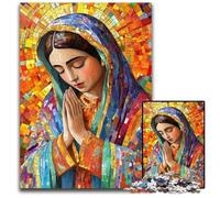Jigsaw Puzzles for Adults 1000 Jigsaws Our Lady of Guadalupe Praying Wooden Jigsaw Puzzles for Adults Teenagers Learning Educational Toys Family Games 50X75CM