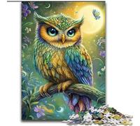Jigsaw Puzzles for Adults 1000 Jigsaws Owl in The Tree, Educational Toys for Is Ideal As A Gift for The Whole Family for And 14 Years Old (size 50x75cm)